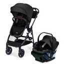 Britax Phases Travel System with Arbor Infant Car Seat — Raven Black | Car Seat and Stroller Combo Includes StayTight Base & Parent Organizer, 6-in-1 Stroller With Pramette Mode & DuoConnect, Expiry Date 11/2031