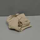 FRAMICS Farmhouse Valance Curtains, Boho Cotton Linen Kitchen Valance, Rustic Button Window Valances for Kitchen Bathroom Bedroom, Country Rod Pocket Valances for Windows, Linen Color, 52 x 18 Inch