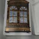 Christmas Snow Globe Swirling Glittering Snowman Choir Manger Scene, USB Lined/Battery Operated Lighted Water Lantern for Christmas Festival Decoration Gifts