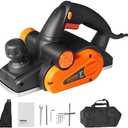 VEVOR Electric Hand Planer, 3-1/4" Width Corded, 16500 RPM High-Speed Powerful Handheld for Woodworking, Wood Chamfer DIY, Smooth Finish Carpentry Tool, FCC-SDoC