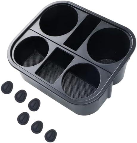 Upgraded Center Console Cup Holder (Not 3D Print) Compatible with Chevrolet Silverado 1500/2500/3500 Avalanche Suburban Tahoe GMC Sierra Yukon XL 1500/2500 2003-2006, Classic 2007