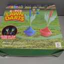 JOYIN Lawn Darts Game Set for Kids and Adults - Glow in The Dark Outdoor Lawn Games for Adults and Family, Soft Tip Darts Set for Kids Camping, Outside Yard, Large