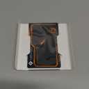 NOVOO SmartCard Air Locator Tag, iOS Only Bluetooth Tracker with Apple Find My, Slim Wallet Finder for iPhone, 6-Year Battery, Waterproof GPS Key Finder for Bags, Passport, 1 Pack Orange