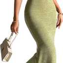 SOLY HUX Women's Open Back Going Out Dresses Cut Out Cami Spaghetti Strap Backless Midi Bodycon Dress  Small Petite