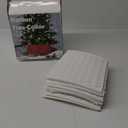 Blissun Christmas Tree Ring, 28.5" Plastic Christmas Tree Collar, Christmas Tree Skirt for Artificial Christmas Trees Decoration (Extra Large, White)