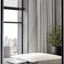 Rectangle Full Length Mirror 20"x55" Long Black Wall Mirror for Bathroom