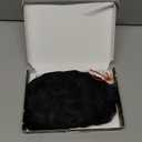 MOONSHOW Short Pixie Wigs for Black Women Short Black Curly Pixie Wig Synthetic Short Hair Wigs for Black Women Natural Wavy Black Pixie Cut Wig (Natural Black)