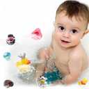 XY-WQ Rubber Duck 150 Pack for Jeeps Bath Toy Assortment - 2.3 Inch Bulk Floater Duck for Kids - Baby Showers Accessories - Party Favors, Birthdays, Bath Time, and More (50 Varieties)