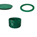 Tuf-Tite 24x6 riser, flat lid & ring 3 piece bundle (TUF TITE - 24x6 KIT)