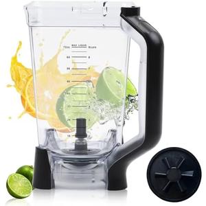 HLCHZYL Replacement for Ninja Blender Pitcher 72OZ XL Blender Cups, Replacement for Ninja Blender Pitcher BL610 BL610BRN BL710WM BL710WMC CO650B CT610 C0610B CT610C CT611C 72oz Crushing Pitchers