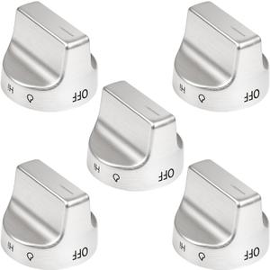 W11239985 W10850015 for Whirlpool Stove Knob, Control Knob Fits Whirlpool Gas Stove Knob Part Pd00061875 4845290 Ap6333411,Compatible with Number Wfg550S0Hz0,Wfg550S0Lv1 Wfg525S0Hv1, 5 Pack