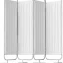YAGEANNL 3-Panel Medical Privacy Screen on Wheels, Portable Medical Screen