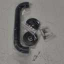 AmazerBath Shower Grab Bars for Seniors Anti Slip, Bath Safety Grab Bar for Needy, Stainless Steel Bathroom Safety Grab Bars, Thickened Bar Bigger Base Holds 500LBS, 12" L x 1.25" D, Black