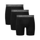 Hanes Men's Stay Dry Pouch Boxer Briefs, Cotton Stretch Boxer Brief with Leak Protection, 3-Pack, Size L