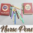 Nurse Pens - 10 Pcs Vintage Design Nursing Pen Set Black Ink CNA Accessories for Work, Medical Assistant - Comfortable, Durable, Affordable Nurse Gifts & Nursing School Essentials