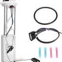 Fuel Pump, Fit for 1997 1998 1999 2000 Chevy/GMC C1500 C2500 C3500 K1500 K2500 K3500 Pickup 4.3L 5L 5.7L 7.4L, Electric Fuel Pump with 2 Connectors & Level Sensor & Sending Unit, Replace E3947M