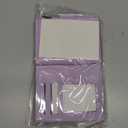 Small Wallet Women RFID Blocking Soft Leather Bifold Compact Card Holder Wallet for Women with Zipper Coin Pocket 4 ID Window (Light Purple)