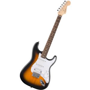 Fender Squier Debut Series Stratocaster HT HSS Electric Guitar, Beginner Guitar, Includes Free Lessons, 2-Color Sunburst with Satin Urethane Finish