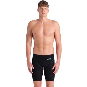 Arena Men's Powerskin Impulso Swim Racing Jammer Competition Tech Suit Competitive Swimsuit (24, Black Teal)