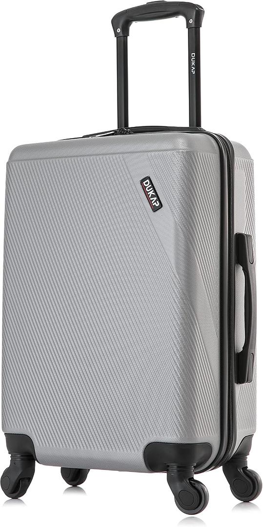 DUKAP DISCOVERY 20-Inch Carry-On Hardside Spinner Luggage Lightweight Bag