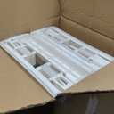 Lifelongpal 2-Tier Narrow Bathroom Storage Cabinet with Wheels, Plastic Slim Organizer with Adjustable Shelves for Small Spaces,Bathroom, Kitchen, Laundry,Milky White