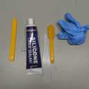 Clear Silicone Caulk Waterproof Silicone Sealant Caulk Stronger Adhesion for Kitchen and Bathroom, Window, Door 3.38 fl oz