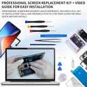 for iPhone 11 Screen Replacement 6.1" with Ear Speaker and Sensor Kit Full Assembly 3D Touch LCD Display Digitizer Fix Tools Magnetic Screw Mat Front Earpiece Repair Glass A2111 A2223 A2221