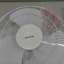 BEESTAR 16 Inch Oscillating Wall Mount Fan, 90 Degree, 3 Speeds, With 6 ft Cord, High Velocity for Bedroom, Home Office, Garage (Remote Control Model), White