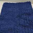 Arotive Luxury Chenille Bathroom Rug Mat, Extra Soft Thick Absorbent Shaggy Bath Rugs, Non-Slip Machine Wash Dry, Plush Bath Mats for Bathroom, Shower and Tub, 30x20, Navy
