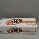 A&W Cream Soda Zero Sugar, 12 fl oz cans, 12 pack (EXP 08/06/26)