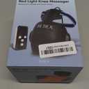 Red Light Therapy for Knee Pain Relief,Vibration Knee Massager with 660nm&850nm,3 in 1 Heated Knee Brace for Knee/Joint/Elbow/Shoulder,Rechargeable Near Infrared Light Therapy Device (Black)