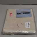 YOUDENOVA Hanging Closet Organizer, 6-Shelf Closet Hanging Storage with Side Pockets, Beige