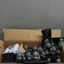 Heavy Duty 1500LBS Furniture Dolly & Movers with 5X 360 Wheels - Carbon Steel Panel & Non-Slip Casters, Includes Lifter Jacks, Gliders for Sofa, Refrigerator (5.4 Inch, Gray)