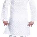 Kids ethnic wear cotton kurta pajama set for boys, White, 18-24M