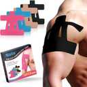 16PCS Precut Kinesiology Tape for Shoulder,Shoulder Tape for Pain Relief&Support Waterproof and Breathable,Tape for Shoulder Support & Muscle Sport