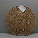 CHI AN HOME Wicker 23 Inch Jute Wall Decor Baskets, Set of 6 Extra Large Woven Jute Wall Plates, 23",21",15",13",12,10", Decorative Baskets for Wall Arts, Wall Hanging for Bedroom, Living Room, Office