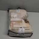 Burlywood Birch Pinch Pleated 105 Inch Linen Blackout Curtains 2 Panels for Living Room Bedroom Thermal Insulated 100% Black Out Linen Drapes with Liner Room Darkening Window Curtains 40x105 Taupe