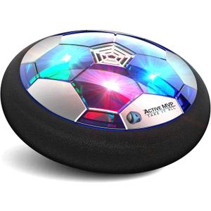 ActiveMVP Hover Soccer Ball for Kids  Rechargeable Light-Up Indoor Soccer Hover Ball Toy, Birthday Gift for Boys Age 6-16, Indoor Games Toy for 6 7 8 9 10 11 12 13 14 15 16 Year Old Kids