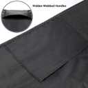 Air Conditioner Cover for Outside Units with Windproof Straps & Reinforced Buckles 420D Heavy Duty Square ac Covers Outdoor Protects HVAC Condenser From Winter Rain Snow Ice Dust Up to 24x24x30 inches