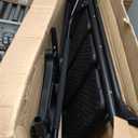 HBTower Step Ladder, Folding Step Stool with Wide Anti-Slip Pedal, Sturdy Steel Ladder, Convenient Handrail, Lightweight, Portable Steel Step Stool (Black)