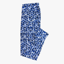 Lularoe Tall Curvy (TC fits Sizes 12-18) Mandala Hexagon Tye Dye Blue White Buttery Soft Adult Leggings, Pack Of 2