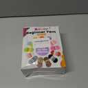 3 Pack Beginners Crochet Yarn, Yarn for Crocheting Knitting Beginners, Easy-to-See Stitches, Chunky Thick Bulky Cotton Soft Yarn for Crocheting (3x50g) (Gradient Blue)