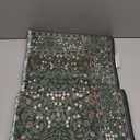 DCX Green 2x6 Runner Rug, Machine Washable with Non Slip Backing Vintage Floral Hallway Runner Rug Soft Low Pile Stain Resistant, Kitchen, Bathroom, Front Door Dark Green