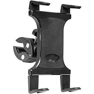 ARKON Mounts Clamp Tablet Mount | Secure Grip | 360-Degree Rotation | Easily attach to Handlebars, Posts, Stationary Bicycles, Treadmills, Desks | Tablet Holder for iPad, Galaxy, Note, and More