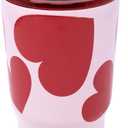 kate spade new york 20 Ounce Insulated Tumbler for Cold and Hot Drinks with Reusable Straw, Stainless Steel Travel Cup with Slide Top Lid (Sweet Hearts)