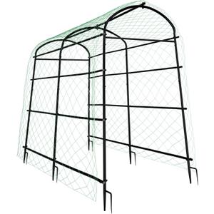 unho Garden Arch Trellis,7.2FT Extra Tall Polyethylene-Coated Stainless Steel Garden Trellis for Climbing Plants Outdoor Garden Trellis Arch for Cucumber Trellis,Metal Trellis for Climbing Plants