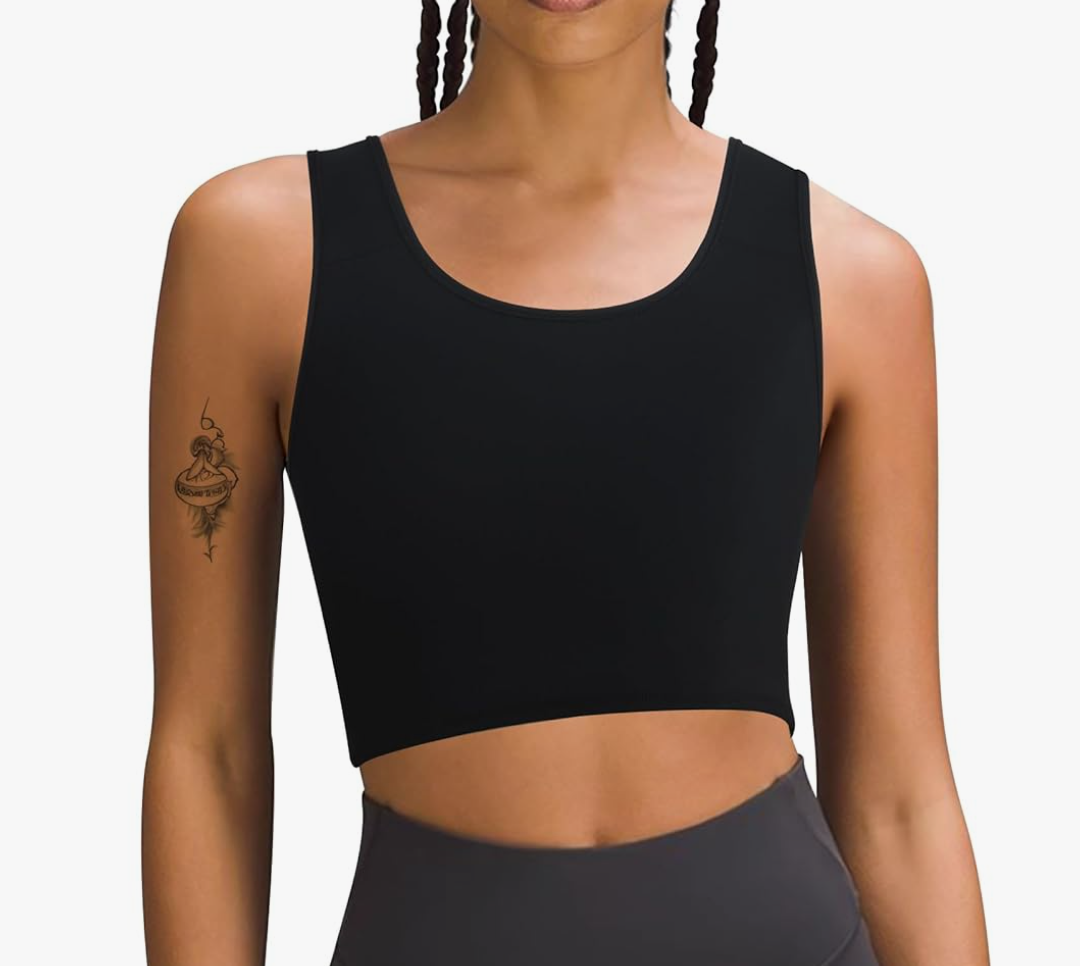 XUJI Half Chest Binder, Compression Bra, Women Transgender FTM Pullover Design Binder Small
