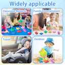 2 x 12pcs-Ocean Ocean Series Fidget Toys Sensory Stone for Kids Textured Soft Worry Stone for Autism Kids Calming - Fidget Stress Toys for Students Anxiety Relief - Small Prizes Fidget Toys