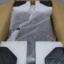 Smart Aquarium Fish Tank with Silent Water Pump, 2.4 Gallon Small Aquarium with Quick Start Kit, Temperature Display, Humidifier and RGB Lights, Perfect for Home, Office, and Decor, Black