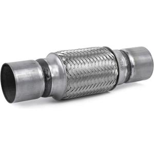 Exhaust Flex Pipe 2.25"x6" Heavy Duty Stainless Steel 10" OL